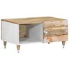vidaXL Table basse 80x50x40 cm bois de manguier massif