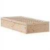 vidaXL Cadre de lit sans matelas 90x190 cm bois de pin massif