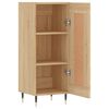 vidaXL Buffet Ch&ecirc;ne sonoma 34,5x34x90 cm Bois d'ing&eacute;nierie