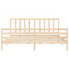 vidaXL Cadre de lit sans matelas 200x200 cm bois massif de pin