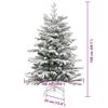 vidaXL Sapin de No&euml;l Artificiel &agrave; Branches Articul&eacute;es Blanc 150 cm