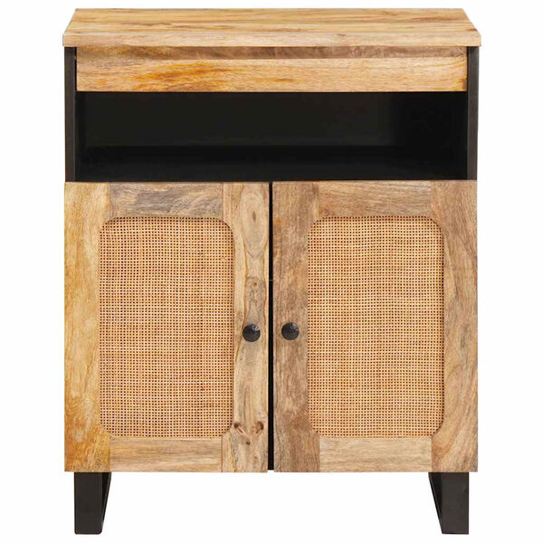 vidaXL Buffet avec porte Marron 60 x 33 x 75 cm Bois de mangue massif