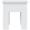 vidaXL Table basse blanc 40x40x42 cm bois d'ingénierie
