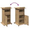 vidaXL Podium Chêne artisanal 55 x 55 x 107 cm Bois d'ingénierie