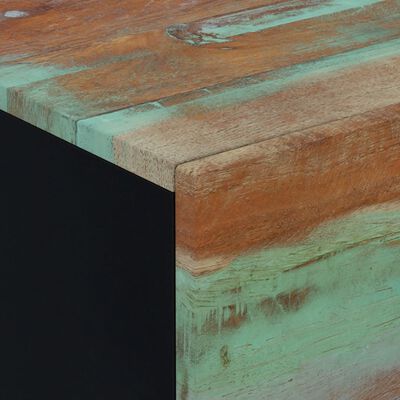 vidaXL Table de chevet 40x33x46 cm Bois massif de récupération