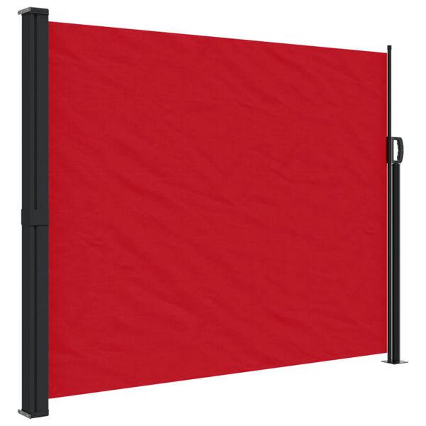 vidaXL Auvent lat&eacute;ral r&eacute;tractable rouge 160x600 cm