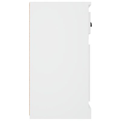vidaXL Buffet blanc 70x35,5x67,5 cm bois d'ingénierie