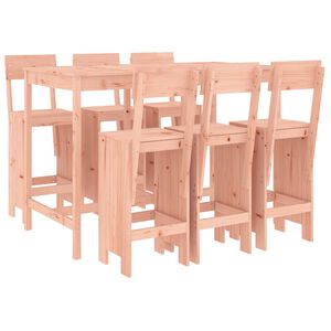 vidaXL Ensemble de bar de jardin 7 pcs bois massif douglas