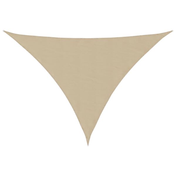 vidaXL Voile de parasol tissu oxford triangulaire 3x3x4,24 m beige