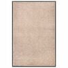 vidaXL Paillasson Beige 80x120 cm