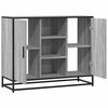 vidaXL Buffet sonoma gris 92x35x76 cm bois d'ingénierie