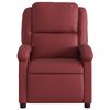 vidaXL Fauteuil de massage inclinable &eacute;lectrique rouge bordeaux