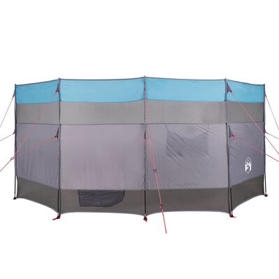 vidaXL Brise-vent de camping bleu 366x152x152 cm imperméable