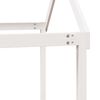 vidaXL Lit superposé sans matelas blanc 75x190 cm bois de pin massif