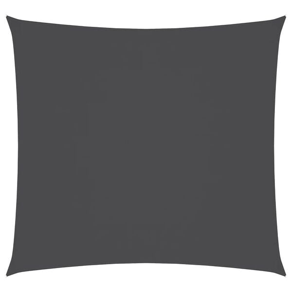 vidaXL Parasol en tissu oxford carré 3,6 x 3,6 m anthracite