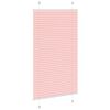 vidaXL Store pliss&eacute; rose 80x150 cm largeur du tissu 79,4 cm polyester