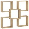 vidaXL &Eacute;tag&egrave;re Murale Ch&ecirc;ne Sonoma 99,5 x 17 x 91 cm Bois d'ing&eacute;nierie