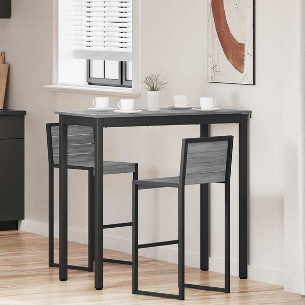 vidaXL Table de salle &agrave; manger / Table de repas Bois d'ing&eacute;nierie