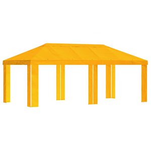 vidaXL Housse de Gazebo 6 x 3 m Jaune Polyester 190 gsm
