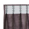 vidaXL Rideaux en velours 2 pcs Marron 140 x 140 cm Velours