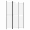 vidaXL Cloison de s&eacute;paration 3 panneaux Blanc 150x220 cm Tissu