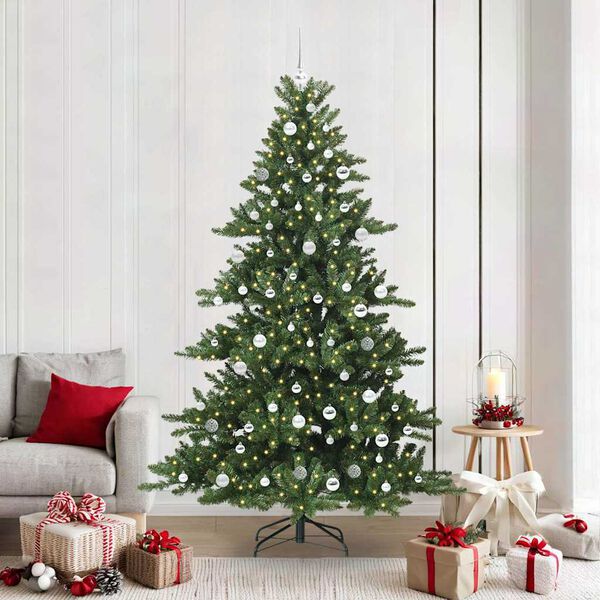vidaXL Sapin de No&euml;l Artificiel &agrave; Branches Articul&eacute;es Vert 210 cm