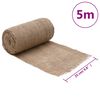 vidaXL Rouleau de jute 0,25x5 m 100 % jute 200 g/m&sup2;