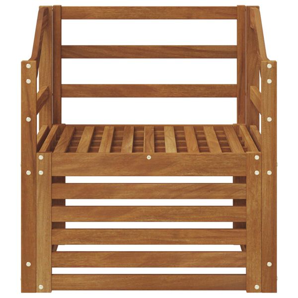 vidaXL Ensemble de canap&eacute;s d'ext&eacute;rieur Naturel 67 x 63 x 73 cm