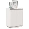 vidaXL Buffet Blanc 60x34x75 cm Bois massif de pin
