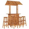 vidaXL Ensemble de bar de jardin 5 pcs Bois d'acacia solide