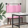 vidaXL T&ecirc;te de lit suspendue Montage mural Rose 110 x 55 x 5 cm tissu