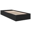 vidaXL Cadre de lit sans matelas noir 90x190 cm