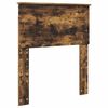 vidaXL Tête de lit avec tête de lit Chêne fumé 75 cm Bois d'ingénierie