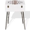 vidaXL Table de chevet 40x30x57 cm Blanc