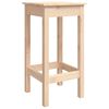 vidaXL Ensemble de bar 3 pcs Bois de pin massif