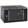 vidaXL Armoire r&eacute;seau avec stockage Noir 53 x 45 x 30 cm Acier