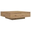 vidaXL Table basse Ch&ecirc;ne artisanal 100 x 100 x 31 cm Bois d'ing&eacute;nierie