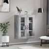 vidaXL Armoire murale gris b&eacute;ton 69,5x34x90 cm bois d'ing&eacute;nierie