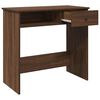 vidaXL Bureau ch&ecirc;ne marron 80x40x75 cm bois d'ing&eacute;nierie