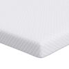 vidaXL Surmatelas Blanc 80 x 200 cm Tissu Jacquard