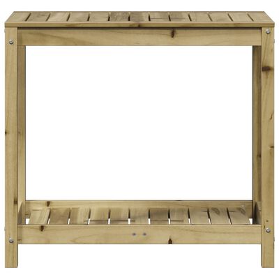 vidaXL Table de rempotage avec étagère 82,5x50x75 cm bois pin imprégné