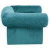 vidaXL Canap&eacute; pour chien Turquoise 75 x 50 x 38cm Peluche