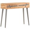 vidaXL Table console 90 x 30 x 75 cm Bois d'acacia massif