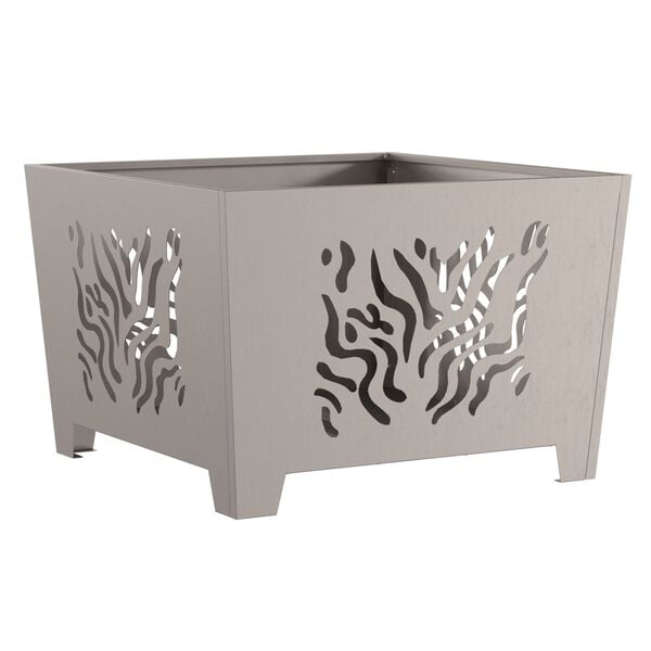 vidaXL Braise Marron 60 x 60 x 40 cm Acier