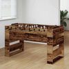 vidaXL Table de Football Bois ancien 146,5 x 74 x 85 cm
