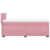 vidaXL Sommier &agrave; lattes de lit et matelas Rose 80x200 cm Velours