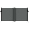 vidaXL Auvent lat&eacute;ral r&eacute;tractable anthracite 120x600 cm