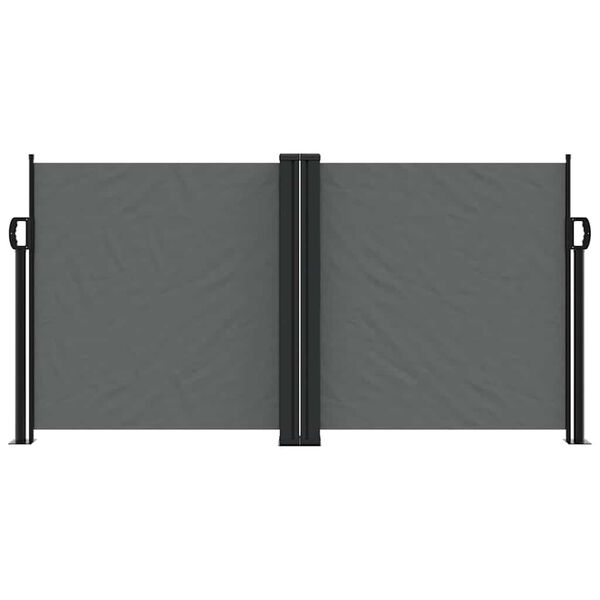vidaXL Auvent lat&eacute;ral r&eacute;tractable anthracite 120x600 cm