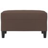 vidaXL Repose-pied Marron 70x55x41 cm Similicuir