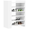 vidaXL Armoire à chaussures blanc 74,5x37,5x100 cm bois d'ingénierie